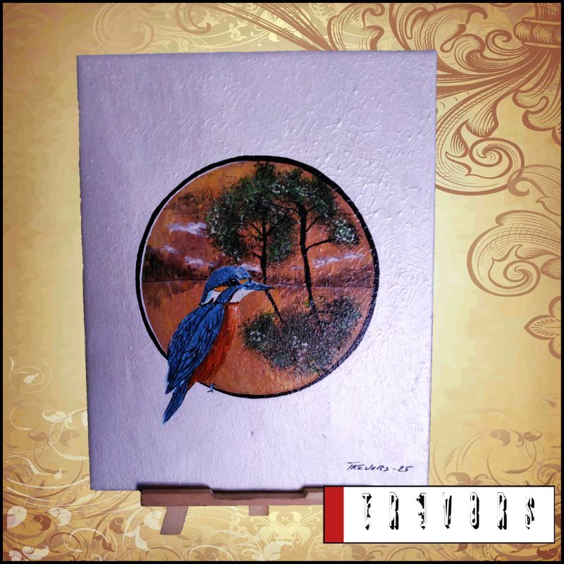 peinture sur c�ramique 25 �chassi�res (03)