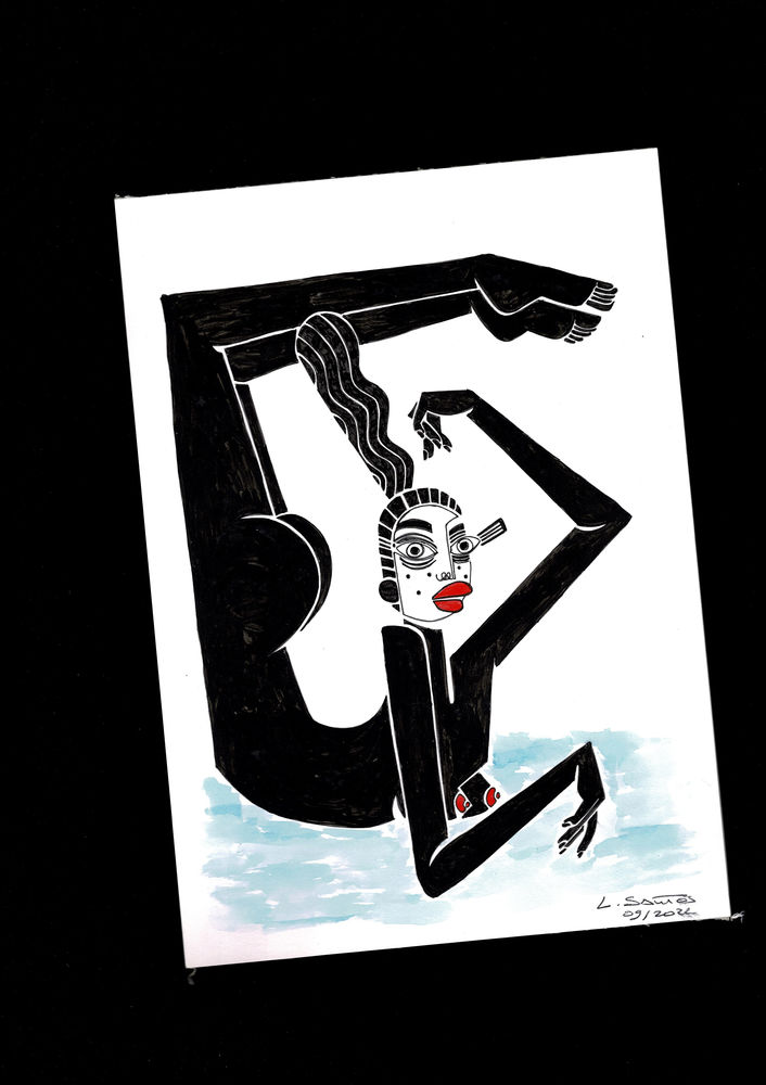 A4 Peinture D�corative ethnique contemporain 7 Portugal