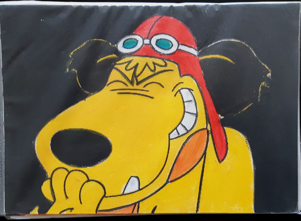 bl peinture - diabolo - les fous du volant - sur papier aqu 4 Foug�res (35)