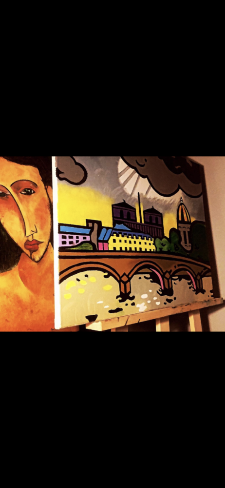 Peinture � l'huile CHARON 400 Cr�teil (94)