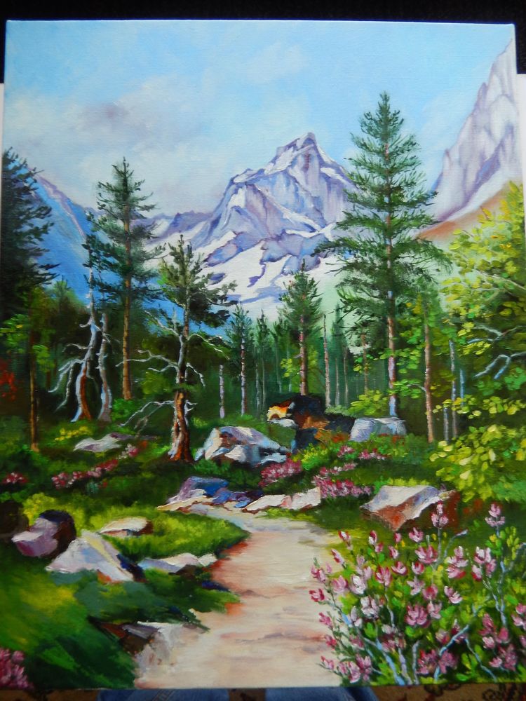 peinture � l'huile 100 Limours (91)