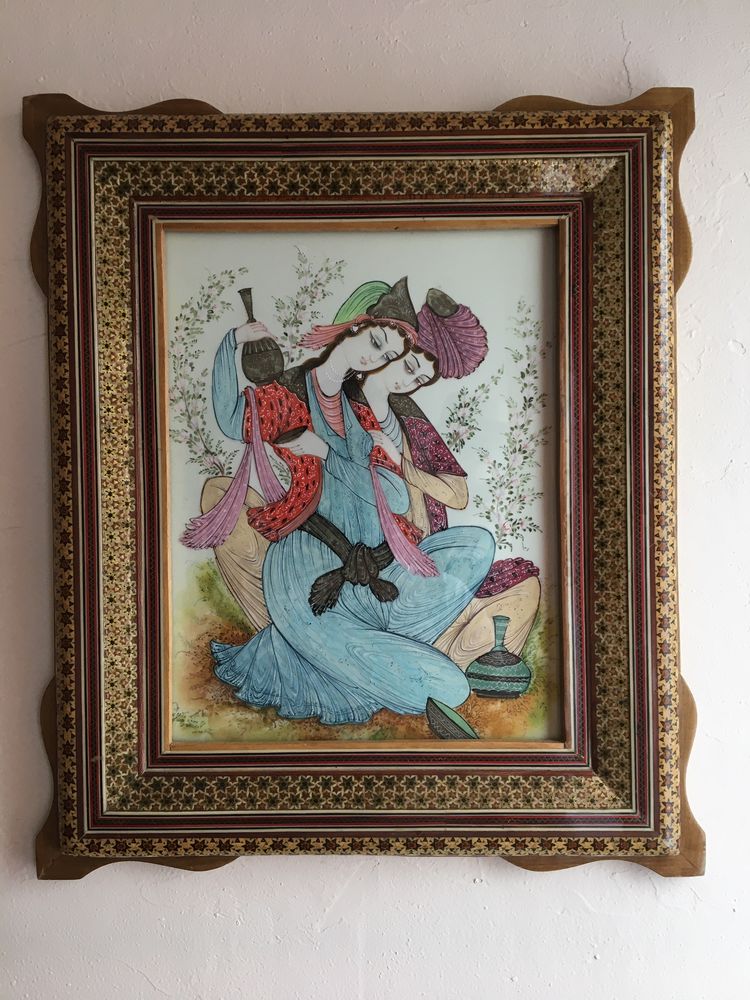  Peinture Indo Persane sur plaque 380 Nimes (30)