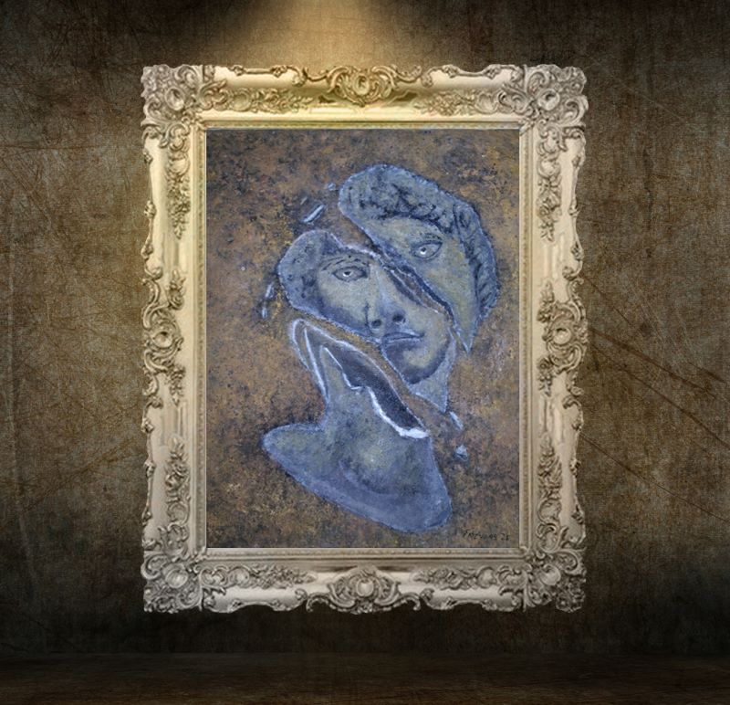 peinture typ�e antique 100 �chassi�res (03)