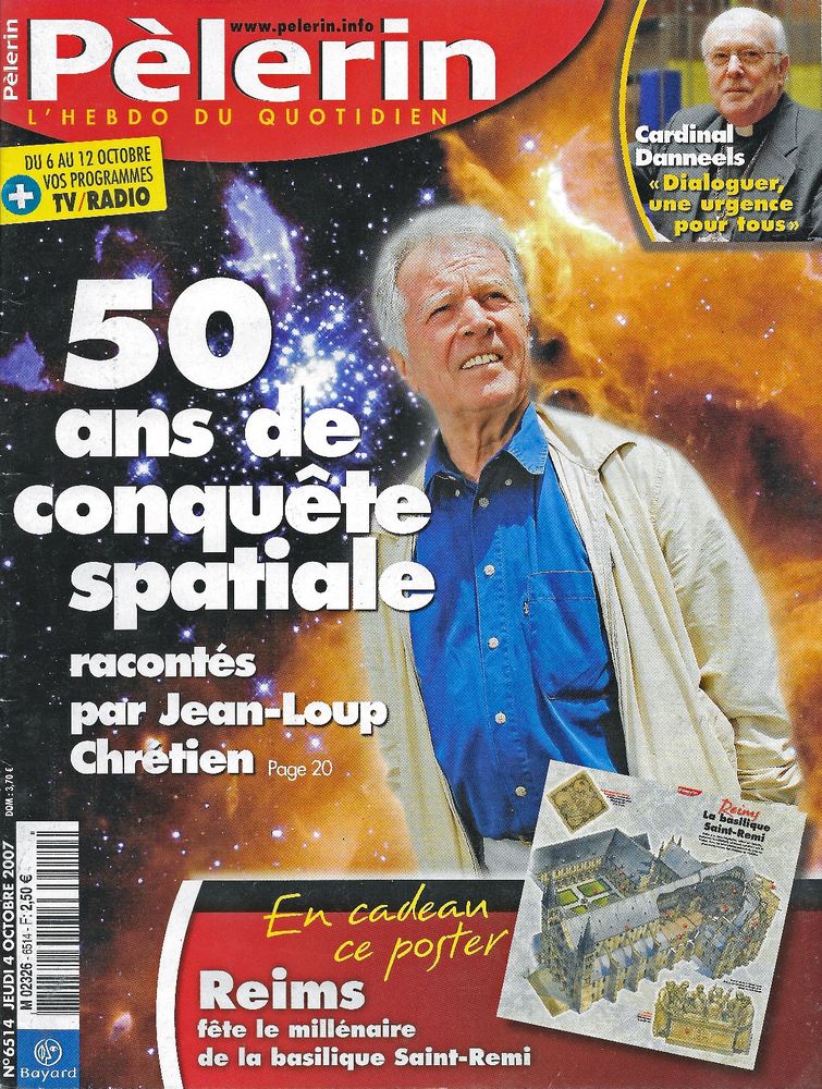 LE PELERIN Magazine n°6514 2007  La conquête spatiale  2 Castelnau-sur-Gupie (47)