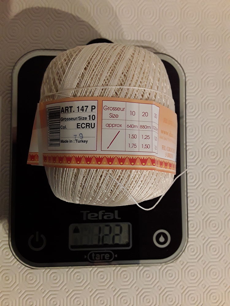 Pelote coton �cru DMC (fil d'Ecosse) 3 Outreau (62)