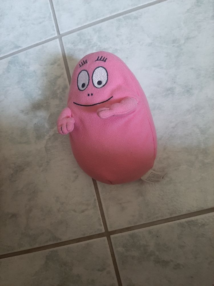 peluche barbapapa rose 17 cm env. 3 �pernay (51)