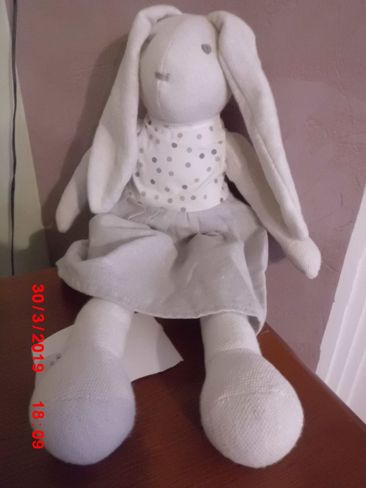 PELUCHE LAPIN EN LIN DCM 16 Oignies (62)
