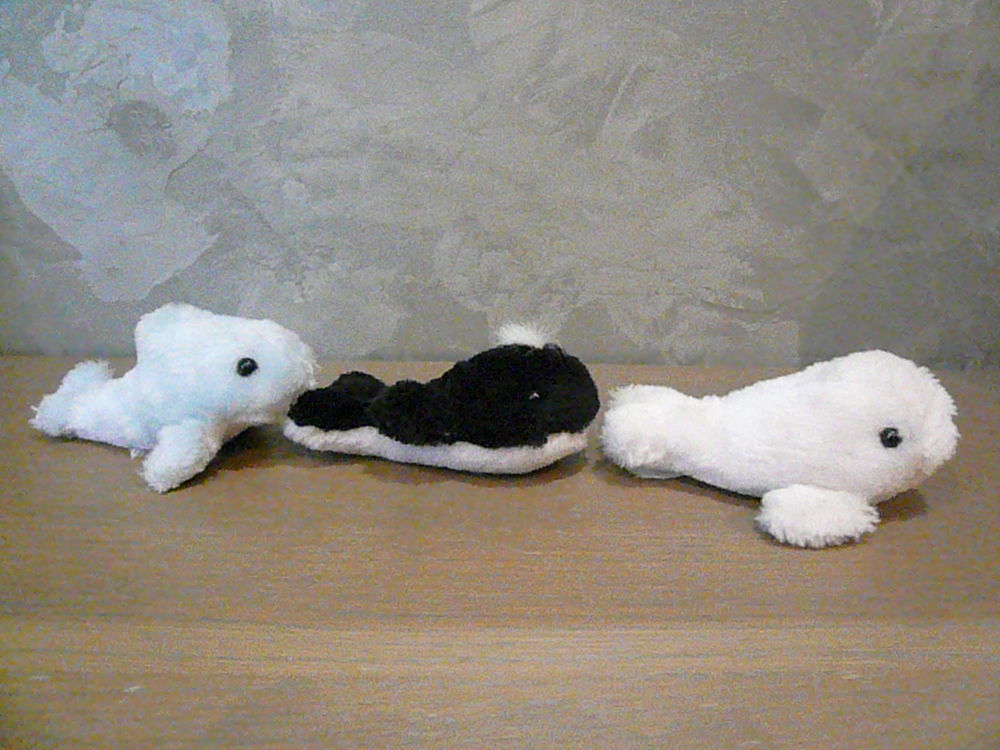 Lot de 3 peluches dauphin, baleine et phoque 5 Franqueville-Saint-Pierre (76)