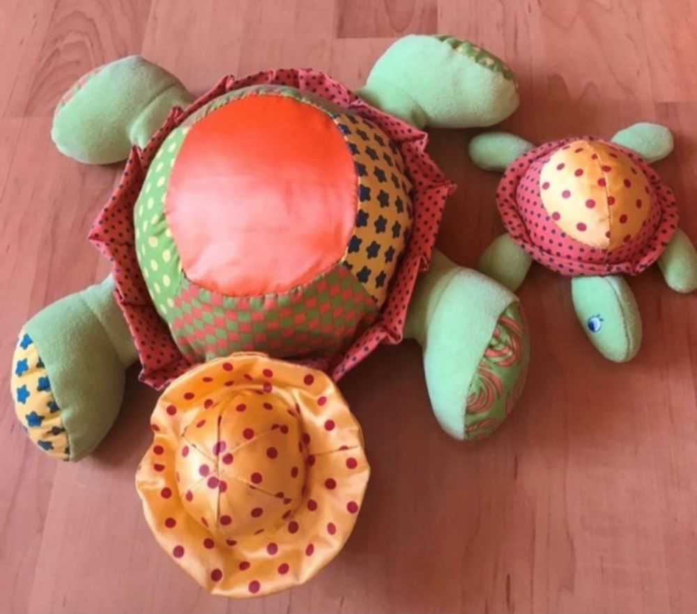 Lot de 2 peluches tortues 4 Bavilliers (90)