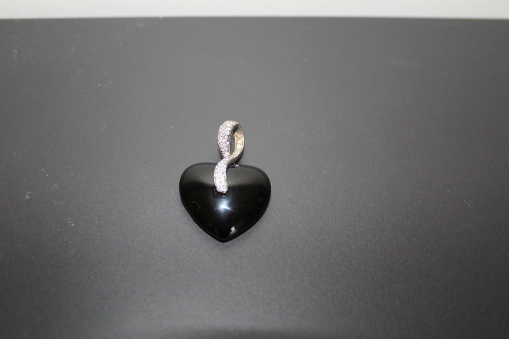 Pendentif argent 925 /onyx / oxydes de zirconium 45 Gaillac (81)