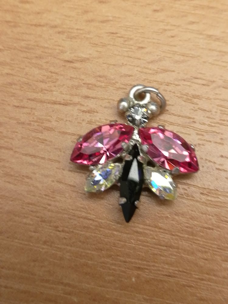 pendentif bijoux pierre rose et transparente 10 Paris 13 (75)