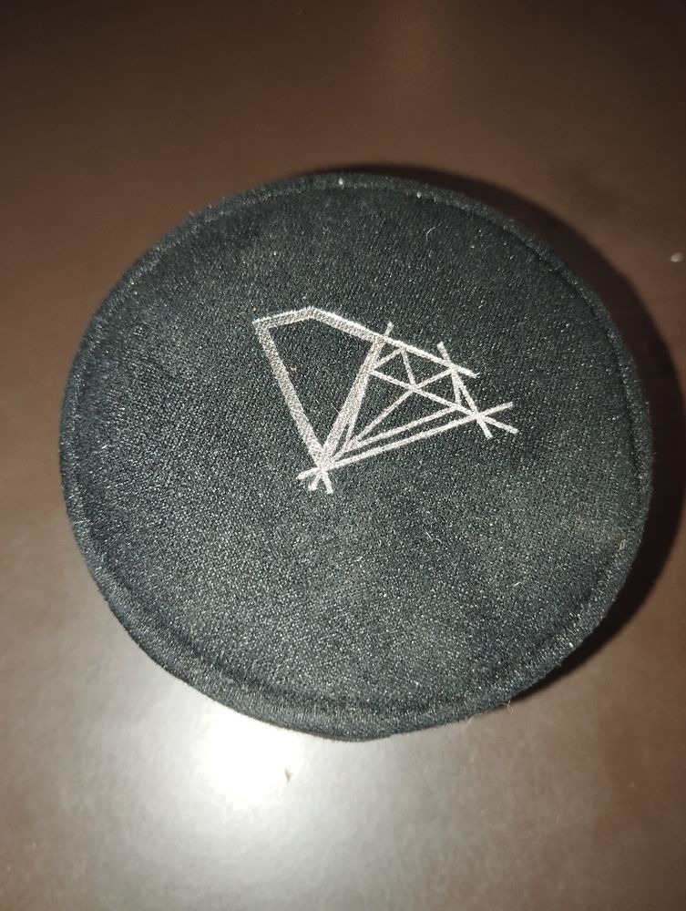 Pendentif cercle or blanc et diamants 200 Perrex (01)