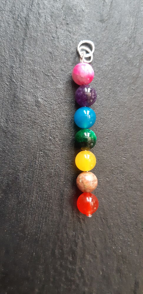 pendentif 7 chakras, pierres 8 mm 8 La Seyne-sur-Mer (83)