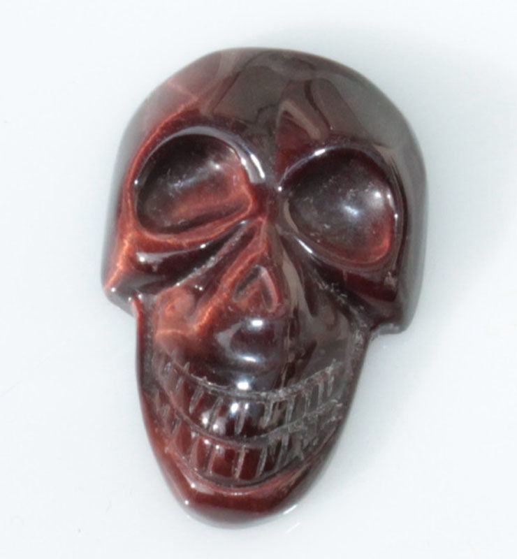 PENDENTIF CR�NE OEIL de TIGRE ROUGE T�TE de MORT 17 Nice (06)