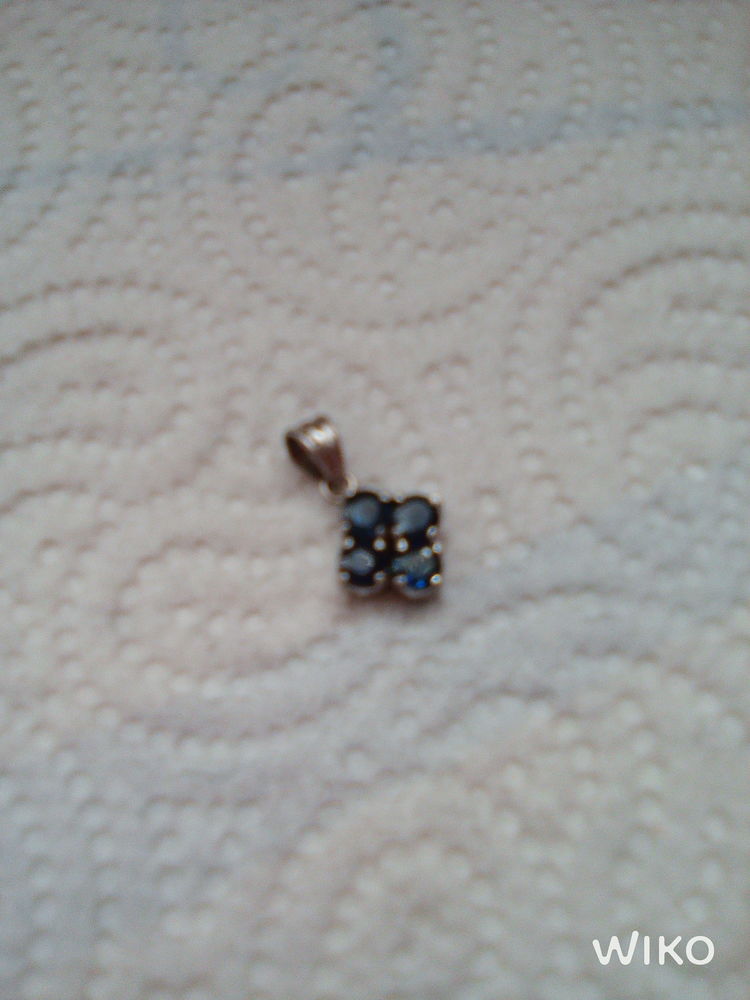 pendentif pierres bleues  mont�es sur argent v�ritable 15 Br�tigny-sur-Orge (91)