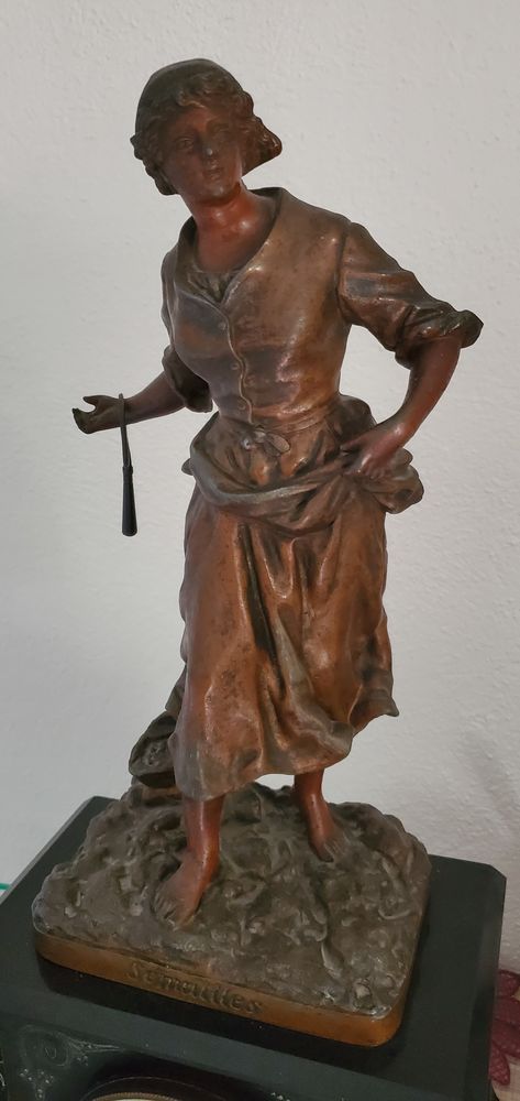 Pendule ancienne semailles, Ernest Roucoulet en parfait �tat 600 La Farl�de (83)