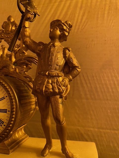 Pendule ancienne 450 Belv�s (24)