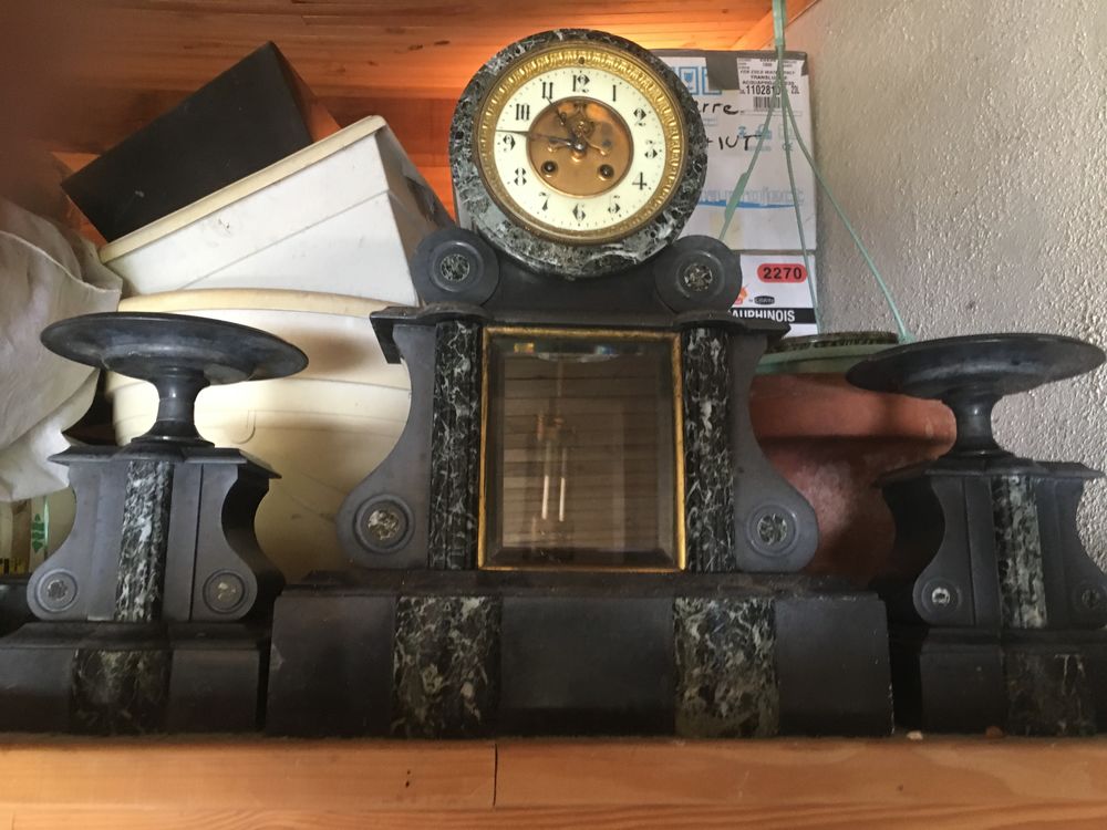 Pendule de chemin�e en marbre 140 Cestas (33)