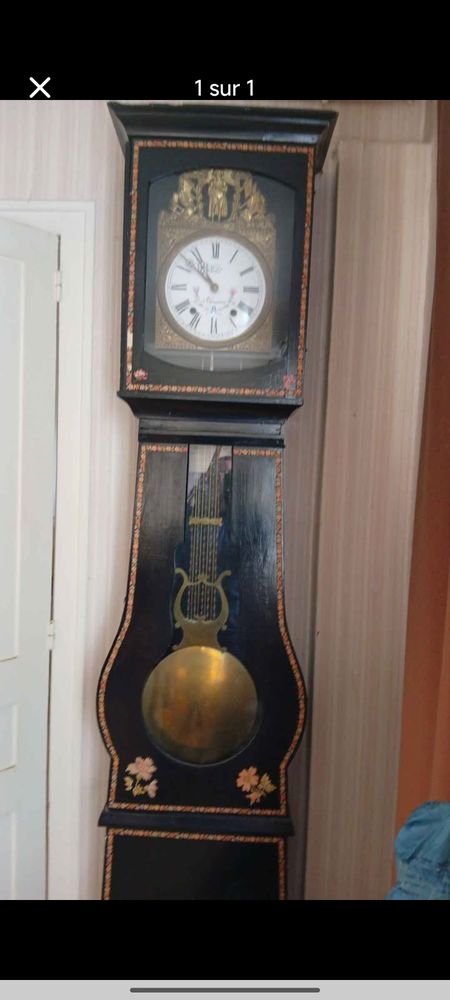 Pendule comtoise  vedel � Carmaux 50 Dax (40)