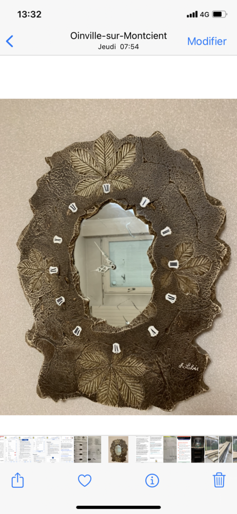 Pendule en pierre taill� 100 Sainte-Marthe (27)