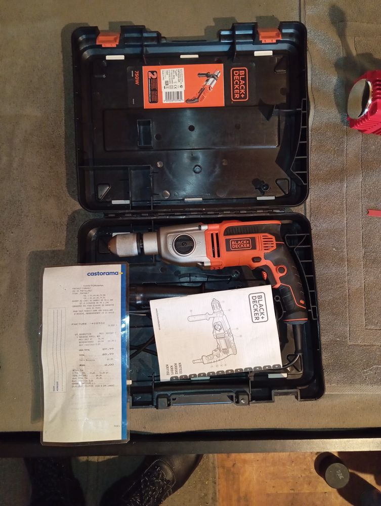 PERCEUSE BLACK ET DECKER 750 WATTS 50 Villiers-sur-Morin (77)