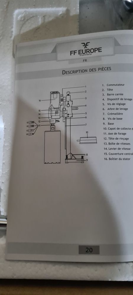 Perceuse carroteuse 200 Amiens (80)
