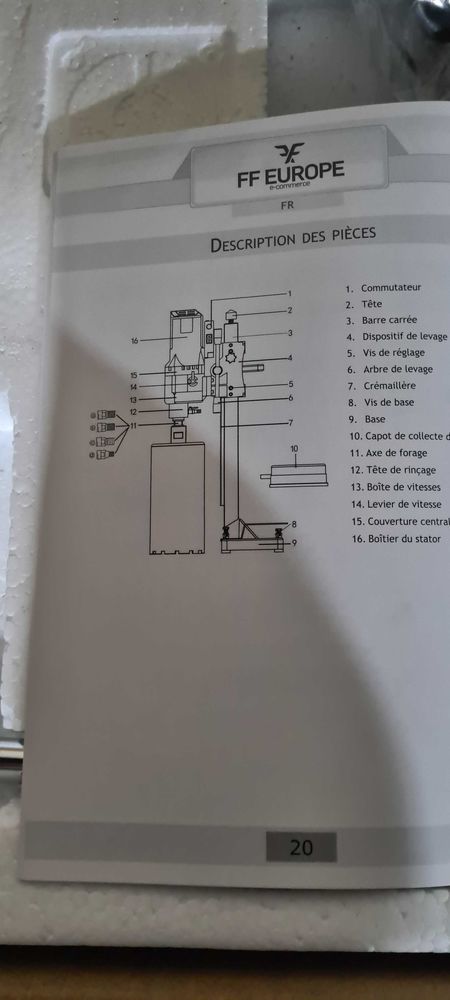 perceuse carroteuse 180 Amiens (80)