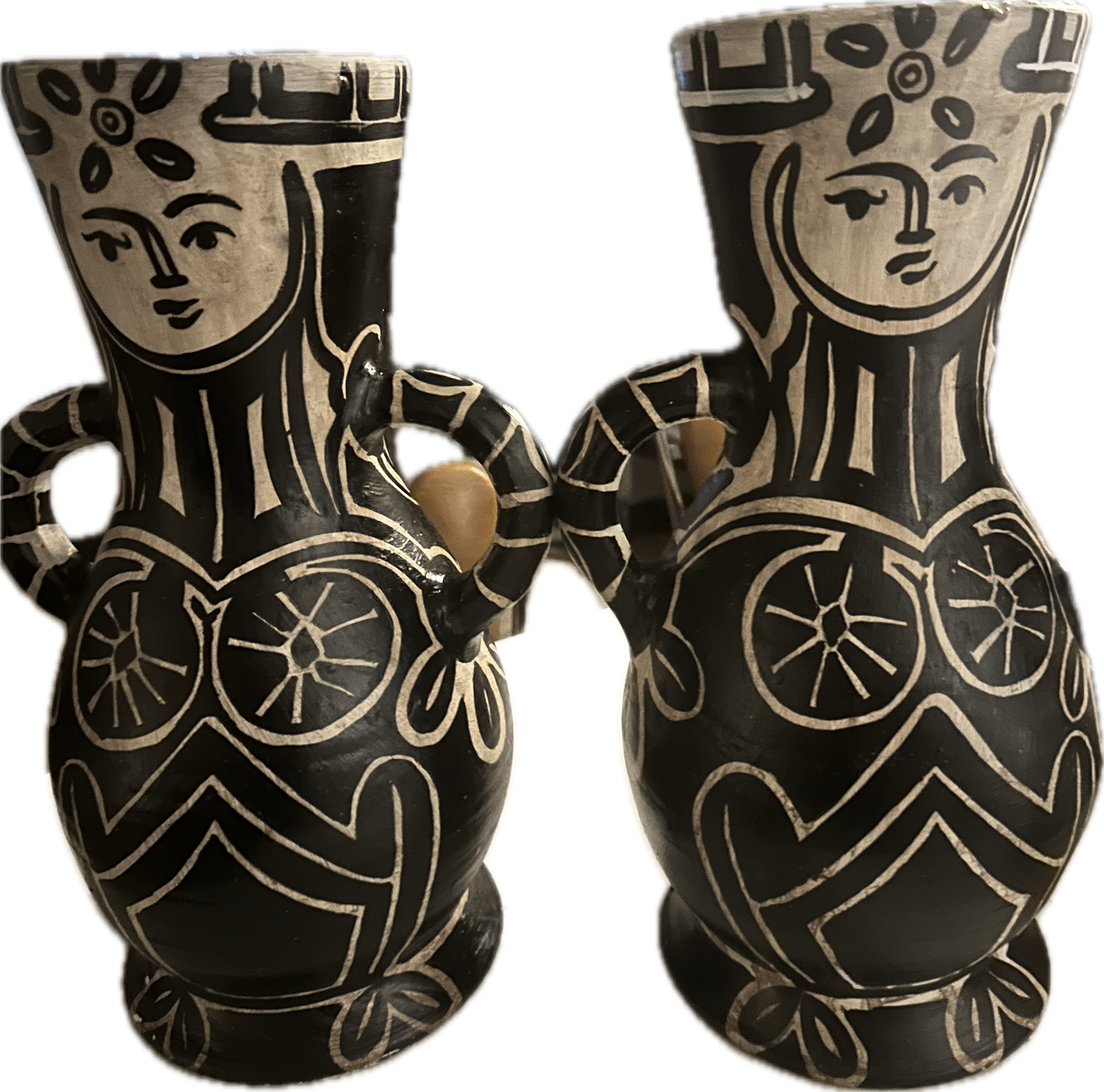 P�re de vase MADOURA PICASSO � deux hanses 3000 Chamb�ry (73)