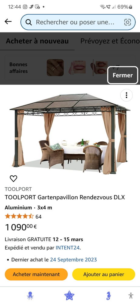 Pergolas POOLPORT Paradise Deluxe 3x4m 800 Gignac-la-Nerthe (13)