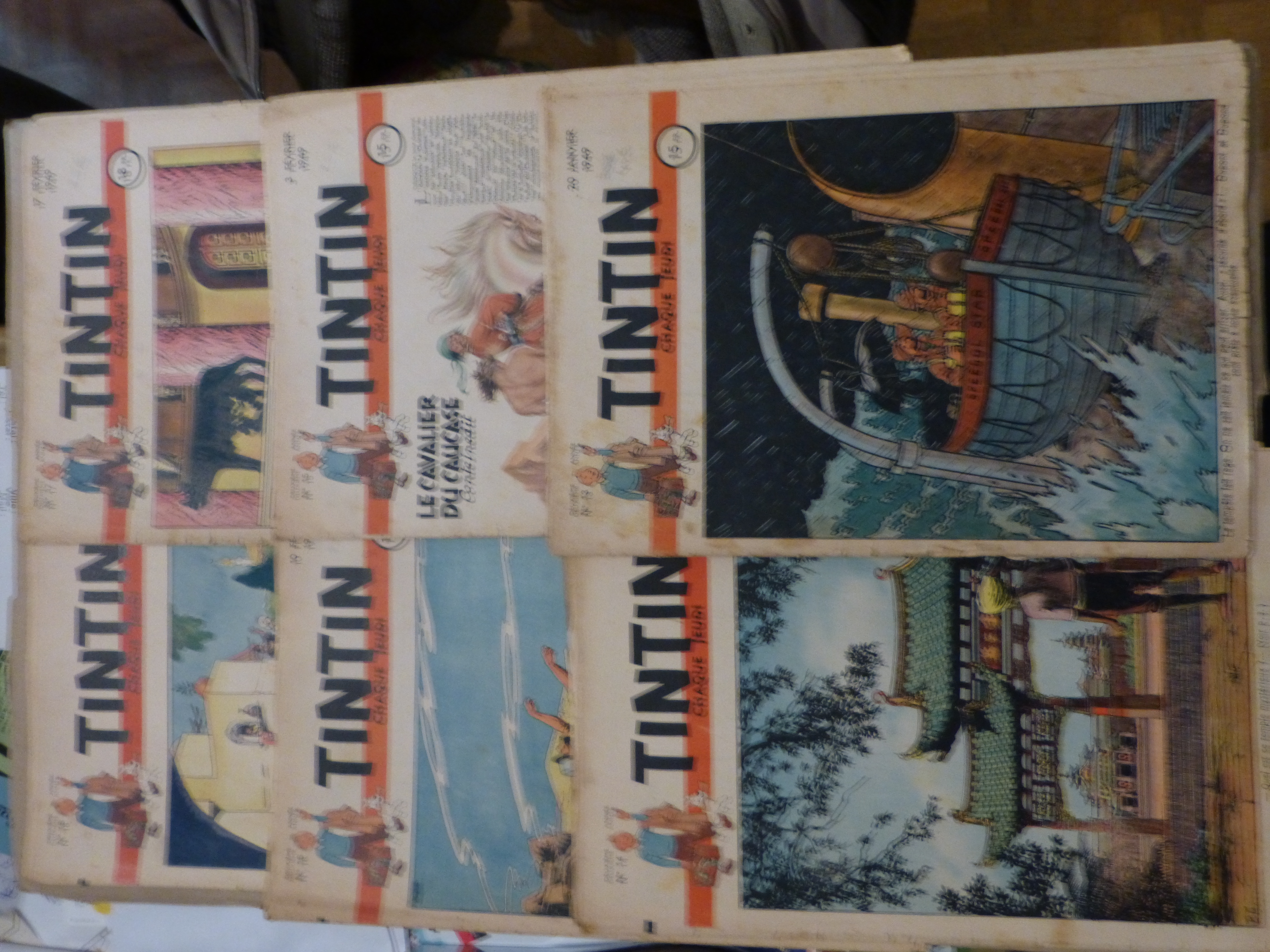 periodiques  TINTIN  ann�e 1949 1 Brest (29)