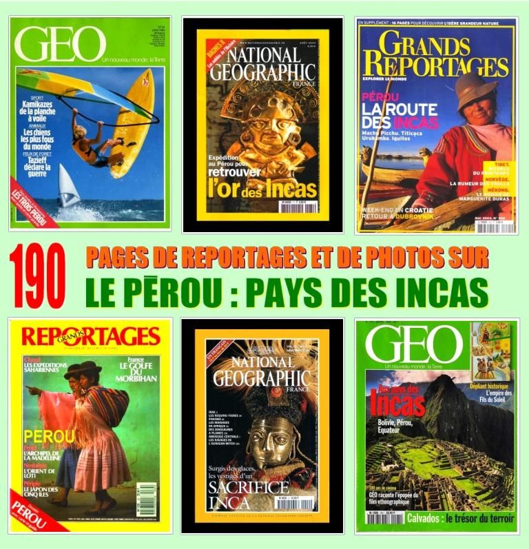 PEROU - g�o - LES ANN�ES 2000 18 Strasbourg (67)