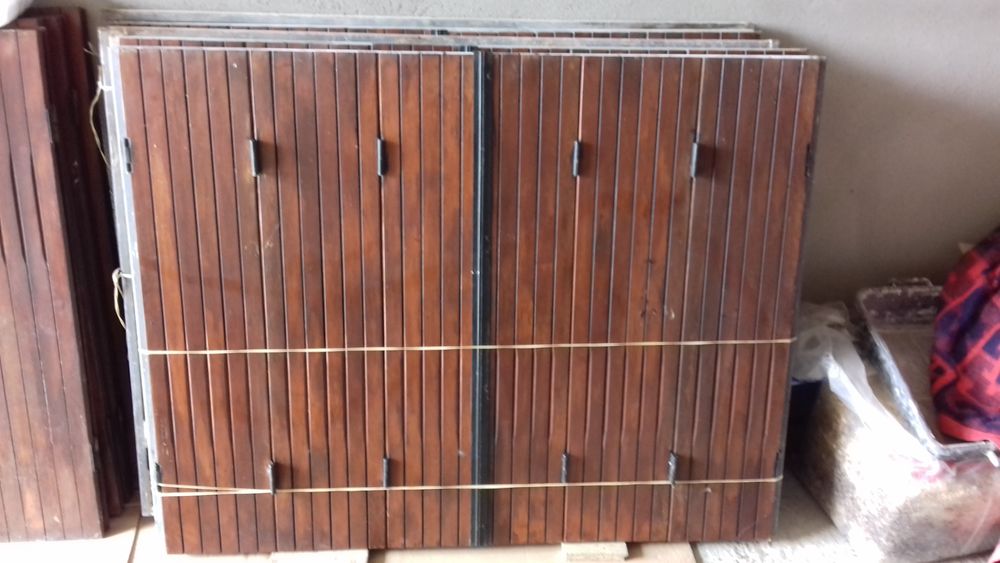 5 persiennes en bois exotique avec projection 20 Landes (17)