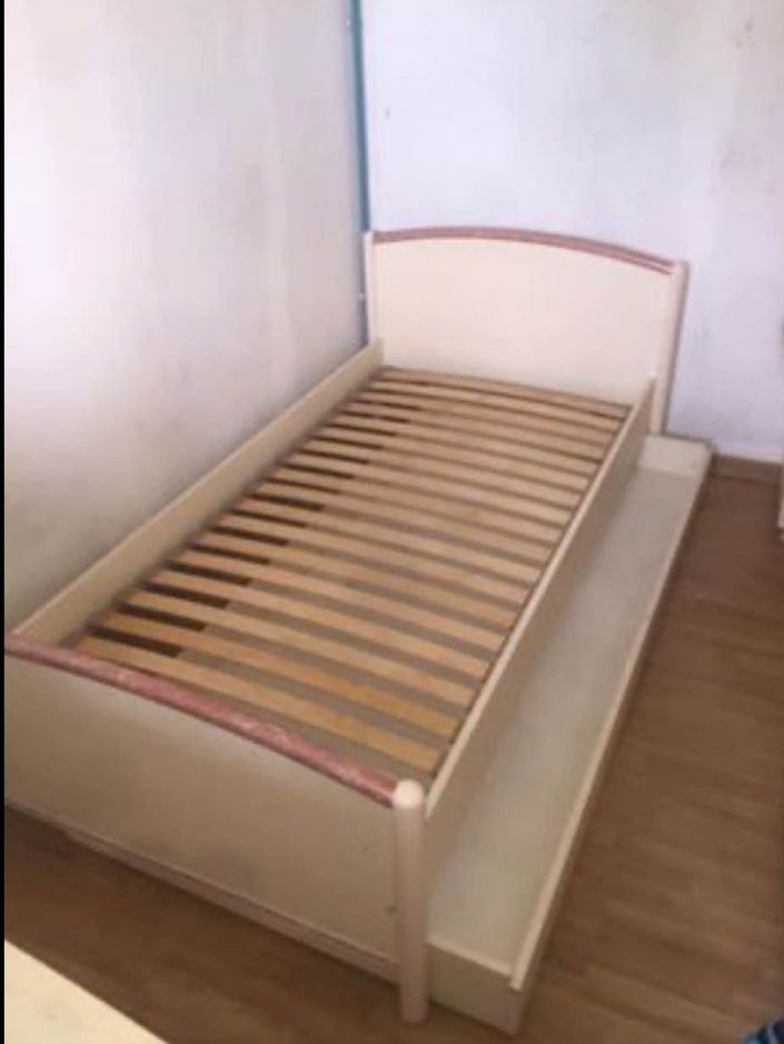 Lit 1 personne chambre fille avec chevet 100 Beugny (62)