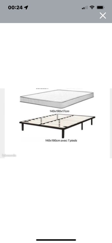 lit 2 personne 85 Saint-Just-en-Chauss�e (60)