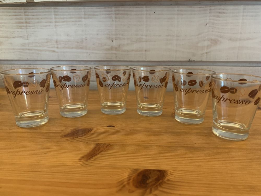 Petis verres � caf� espresso 6 Can�jan (33)