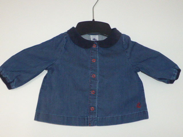 Petit Bateau chemise veste col claudine 3 mois 6 Rueil-Malmaison (92)