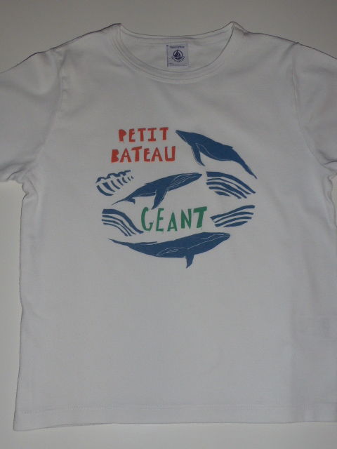 Petit Bateau t-shirt gar�on motif baleine 8 ans 2 Rueil-Malmaison (92)