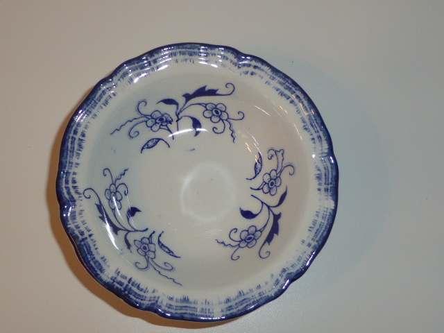 Petit coupelle � confiture d�cor floral bleu Sarreguemines 4 Rueil-Malmaison (92)