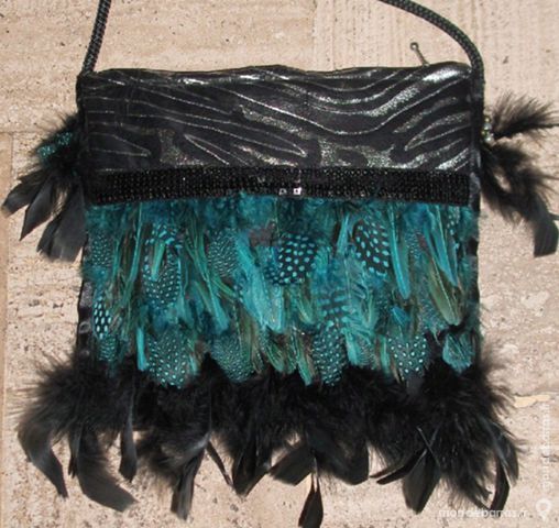 Petit sac DESIGN 'plumes' 80 Antibes (06)