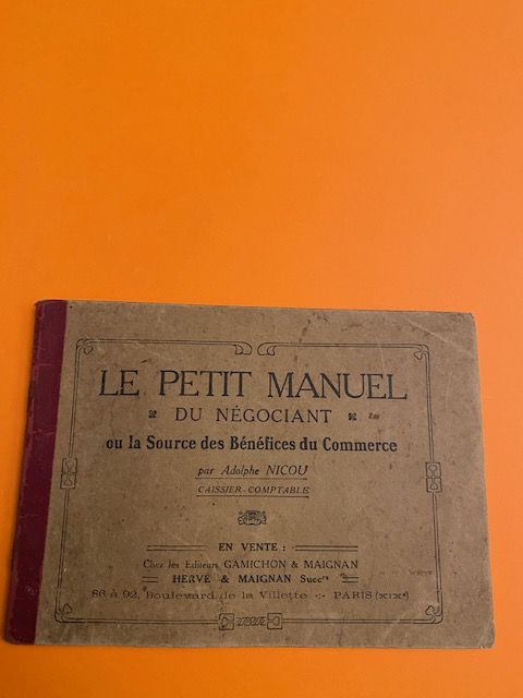 Le petit manuel du n�gociant 8 Nice (06)