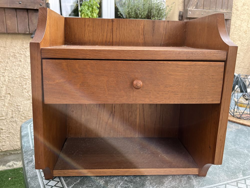 Petit meuble avec tiroir bois massif 25 Chancelade (24)