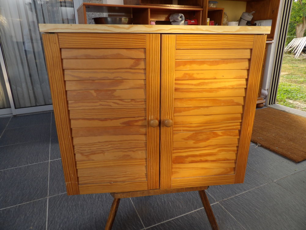 petit MEUBLE en BOIS 2 portes 45 Ramous (64)