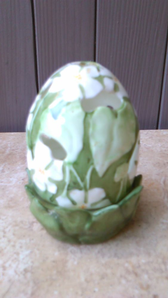 Petit photophore en porcelaine 10 Roquefort-les-Pins (06)