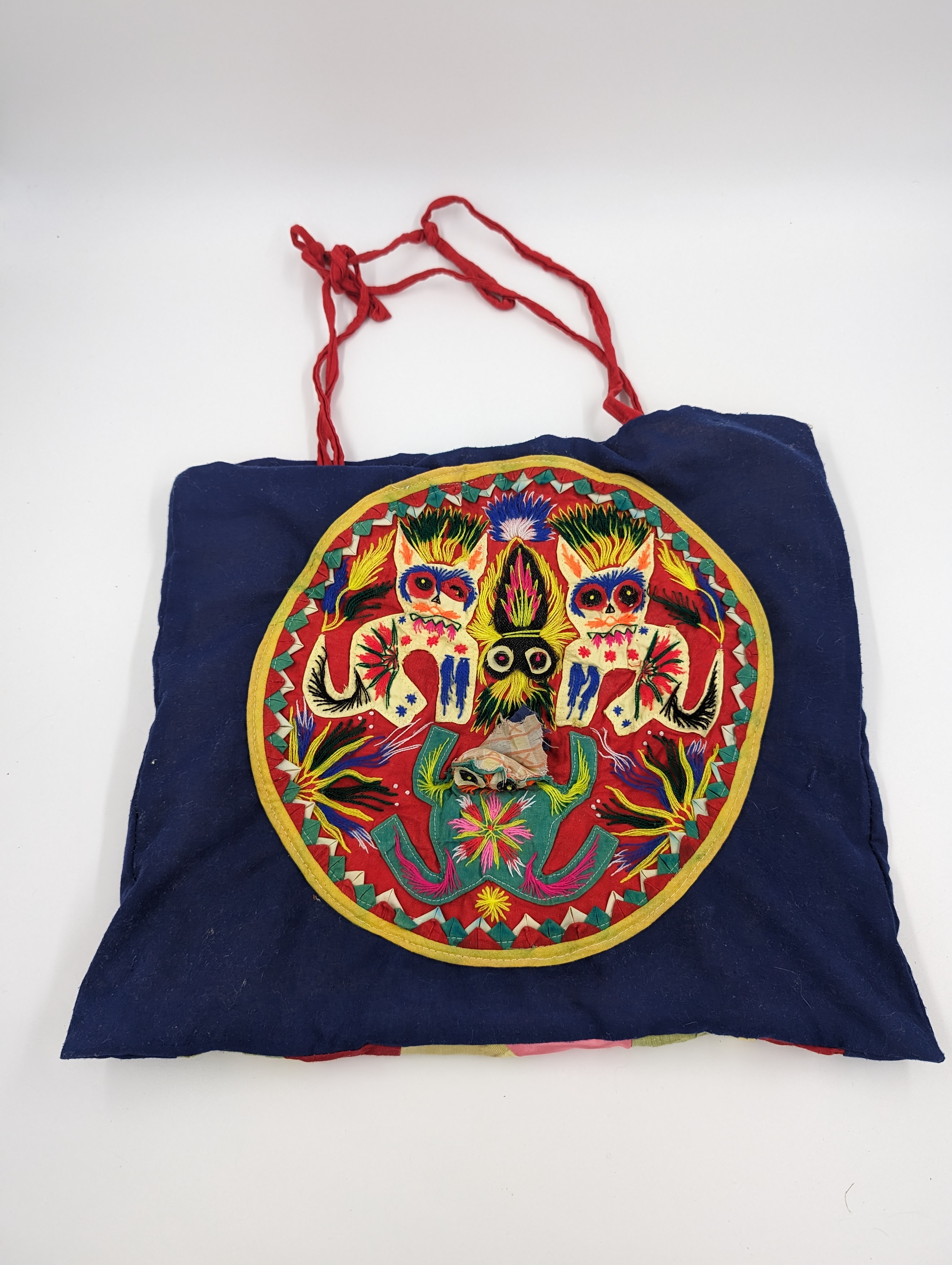 Petit sac de plage en tissus multicolore 1 Vulbens (74)