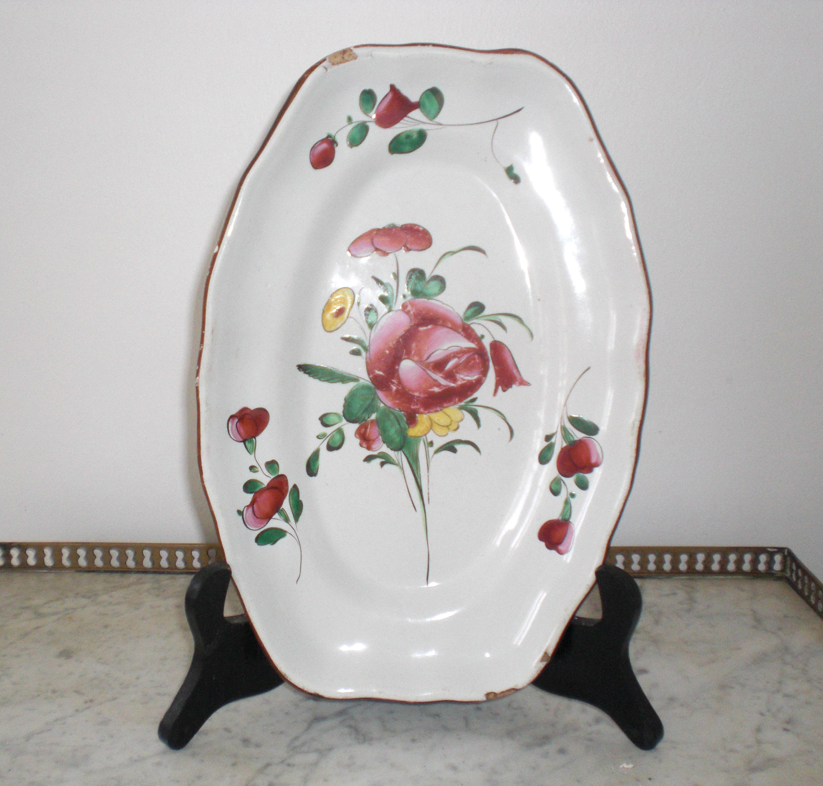 petit  plat ovale Lun�ville 140 Nevers (58)