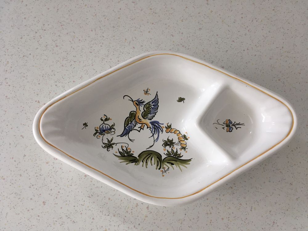 Petit ravier en fa�ence  Vieux Moustiers  7 Andernos-les-Bains (33)