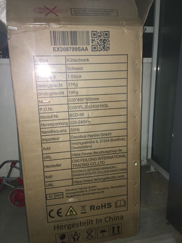 Petit r�frig�rateur, neuf 130 Paris 19 (75)