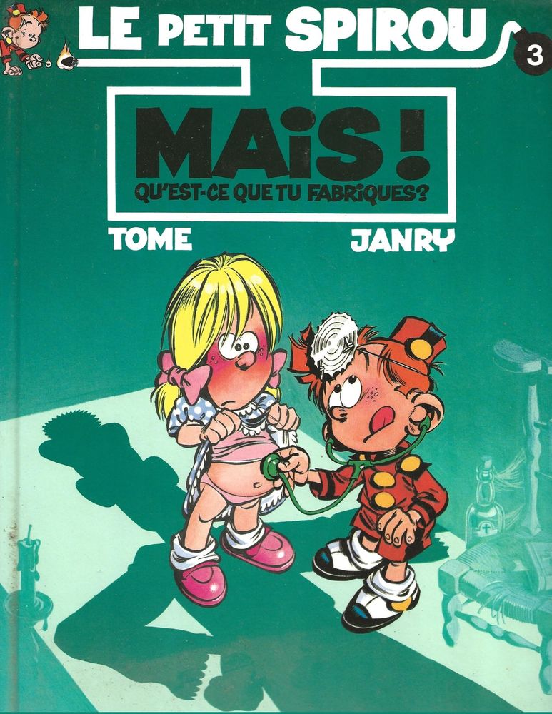 LE PETIT SPIROU   MAIS ! QU'EST-CE QUE TU FABRIQUES ?  JANRY 4 Gigean (34)