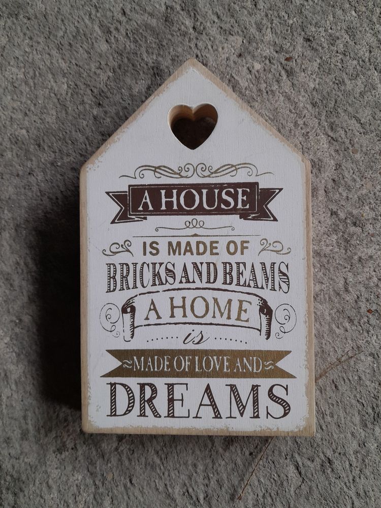 Petit tableau  A house is made of bricks and beams 4 Antony (92)