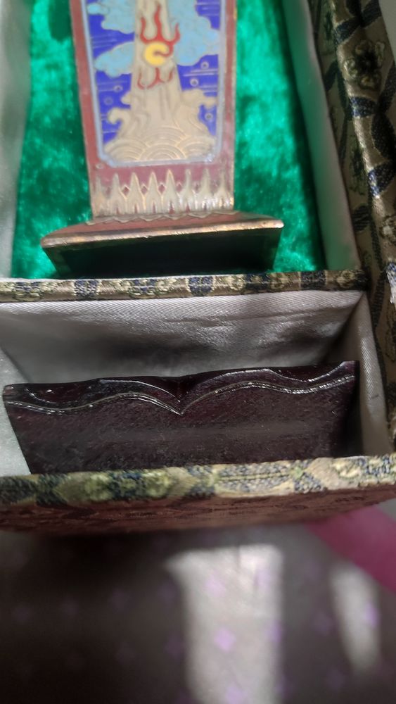 Petit vase chinois cloisonn� et �mail vintage des ann�es . 250 Verneuil-sur-Seine (78)